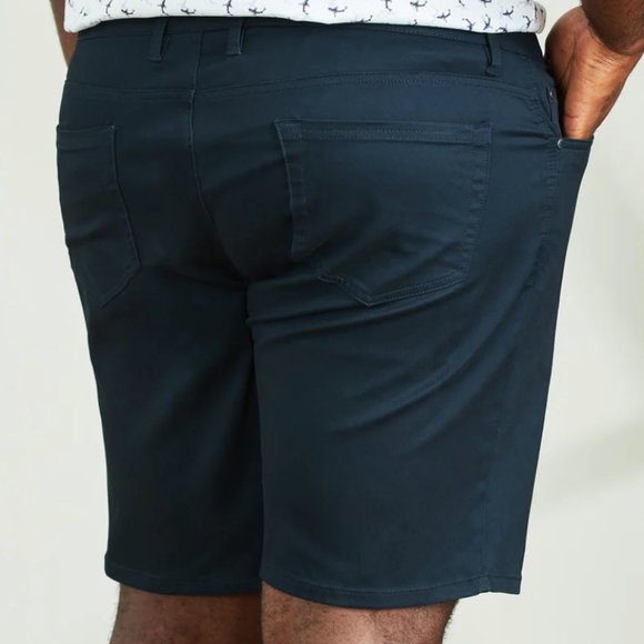 Five-Pocket Twill Shorts - Mr. Big and Tall - Picture 2 of 2